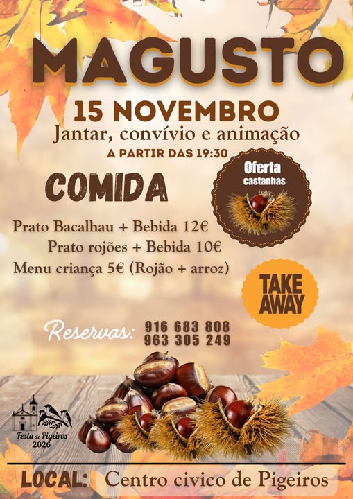 MAGUSTO - COMISS&Atilde;O DE FESTAS DE PIGEIROS 2026