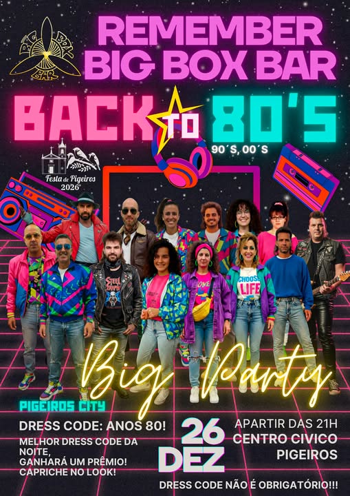 REMBEMBER BIG BOX BAR - Comiss&atilde;o de Festas em Honra de Nossa Senhora dos Rem&eacute;dios 2026